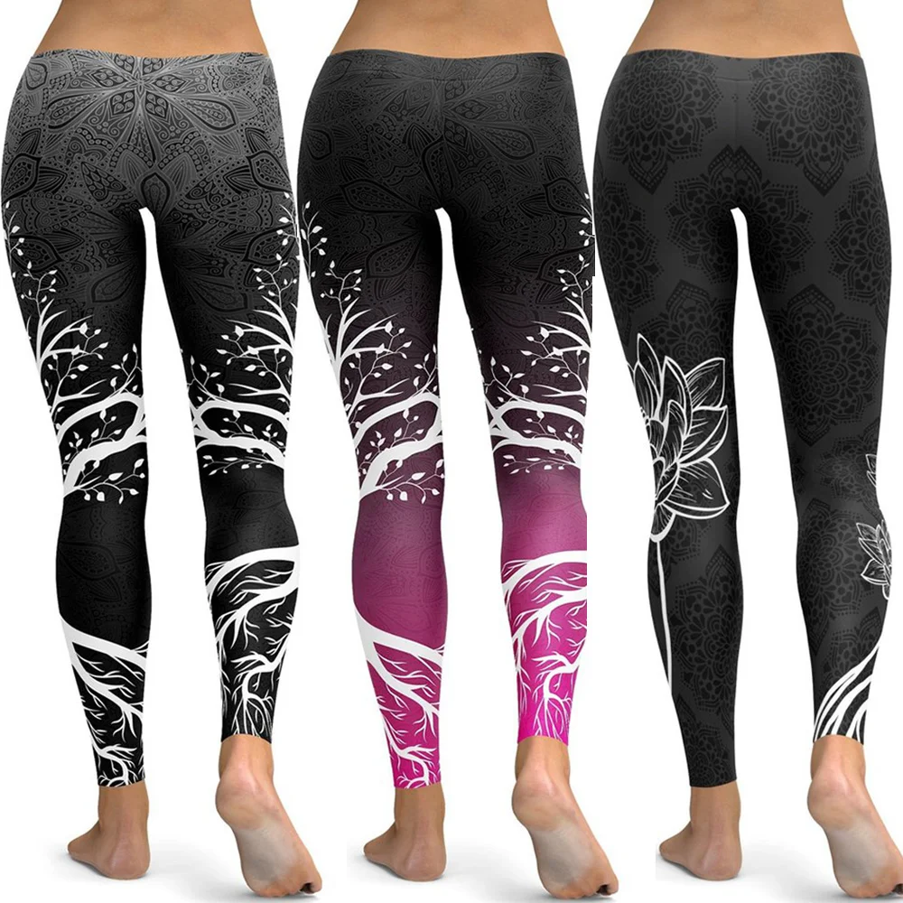 Женские мраморные штаны для йоги модные с высокой талией облегающие отдыха