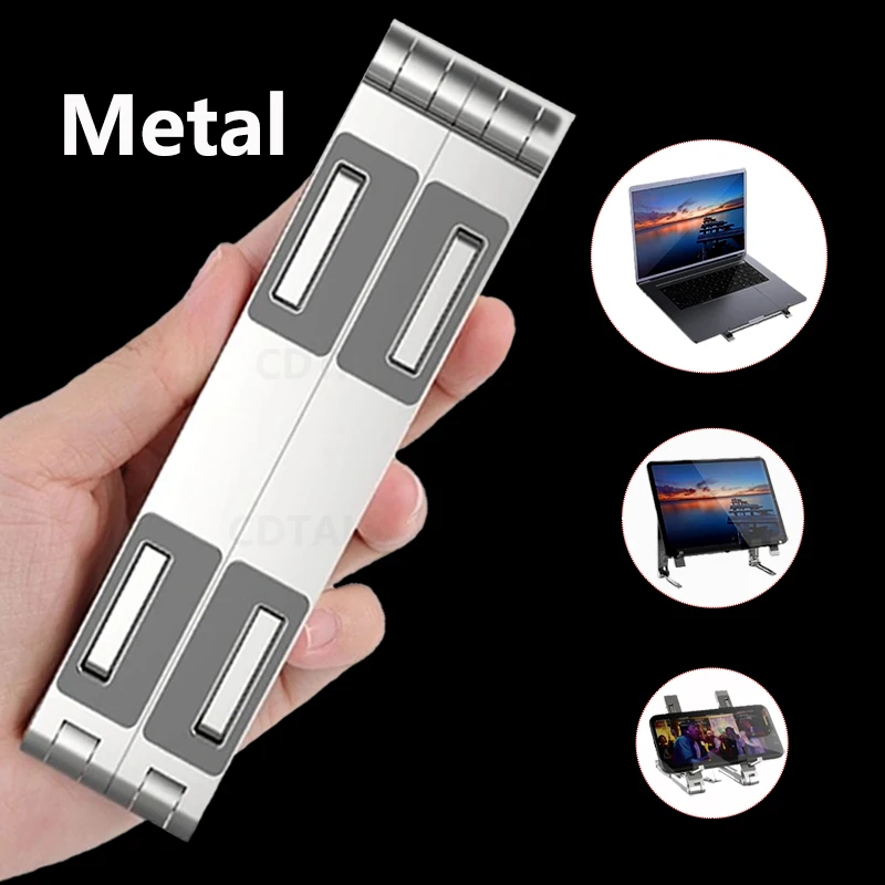 

Universal Tablet Bracket Laptop Notebook Stand Adjust Foldable Portable Mini Metal Phone Holder For Xiaomi Ipad Samsung Lenovo