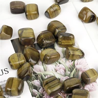 sales high quality natural healing crystals tiger eye tumble stone for christmas decoration