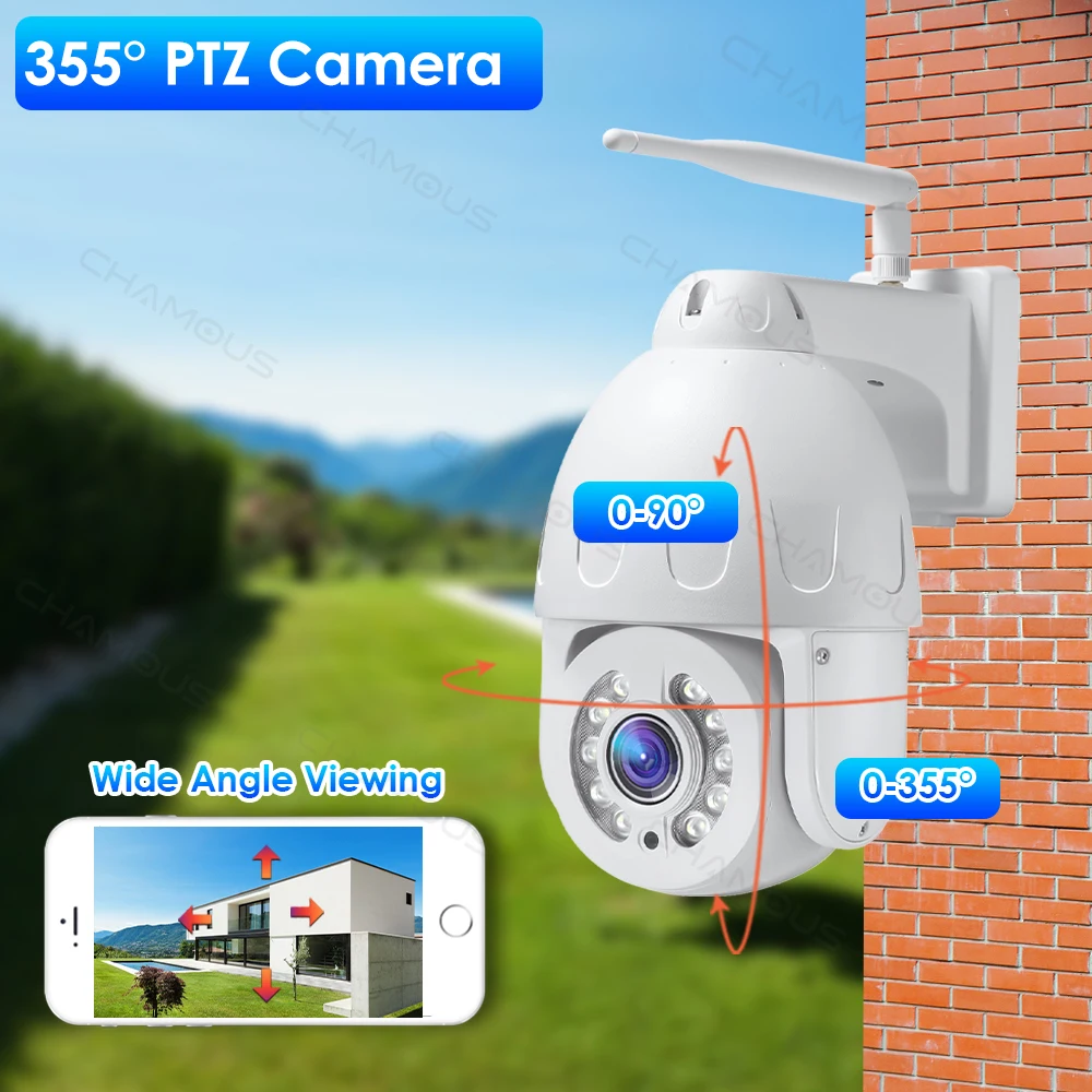 5-мегапиксельная камера видеонаблюдения CamHi с 20-кратным оптическим зумом