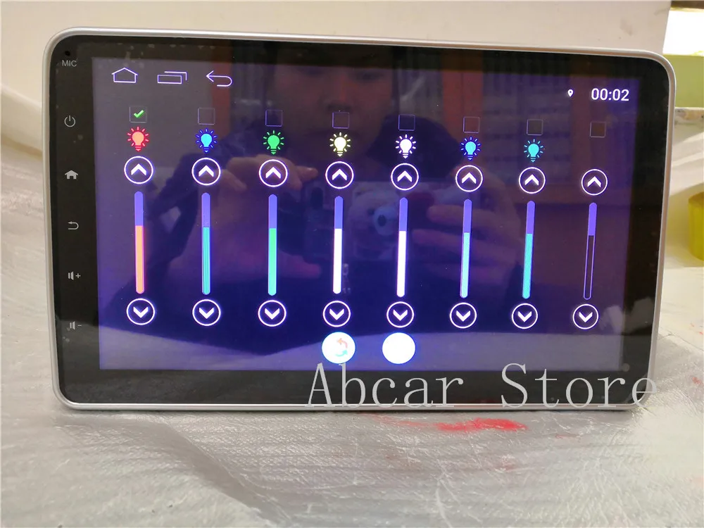 Универсальный автомобильный DVD плеер 10 1 дюйма Android 9 0 GPS навигация радио 2 din для