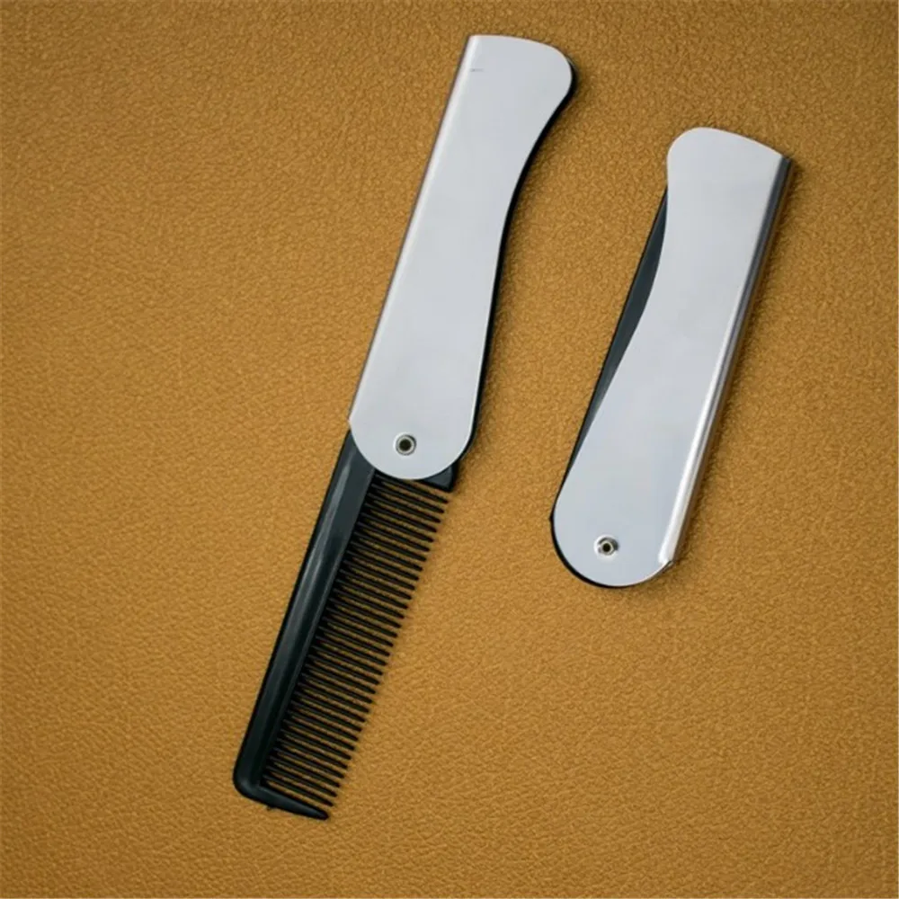 1 шт. модный портативный складной карманный расческа для волос ручной работы