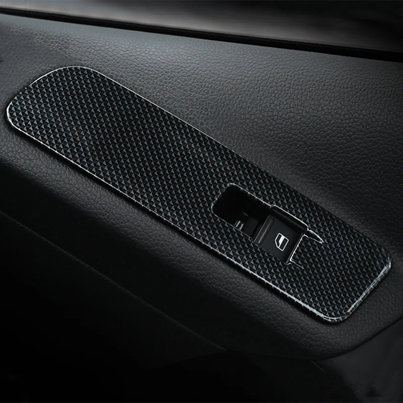 Carманго для VW Volkswagen Tiguan 2010- Авто стеклокнопка переключатель кнопка переключатель рамка Крышка Sitcker отделка
