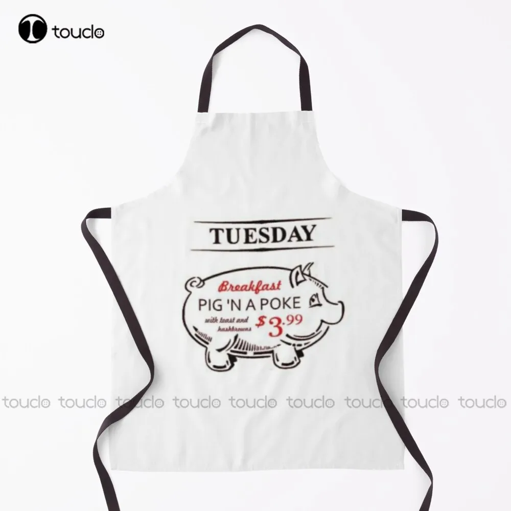 

Supernatural Tuesday pig n a poke Apron women's Apron Garden Kitchen Household Cleaning Personalized Custom Apron Unisex Adult