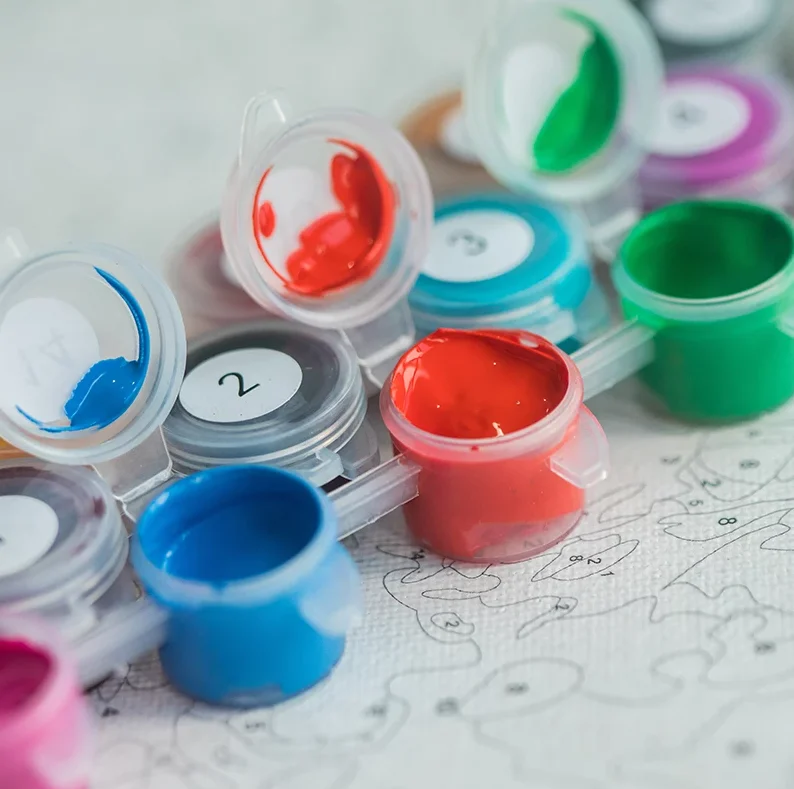 Набор для рисования по номерам на холсте Лиса 40 цветов | Дом и сад