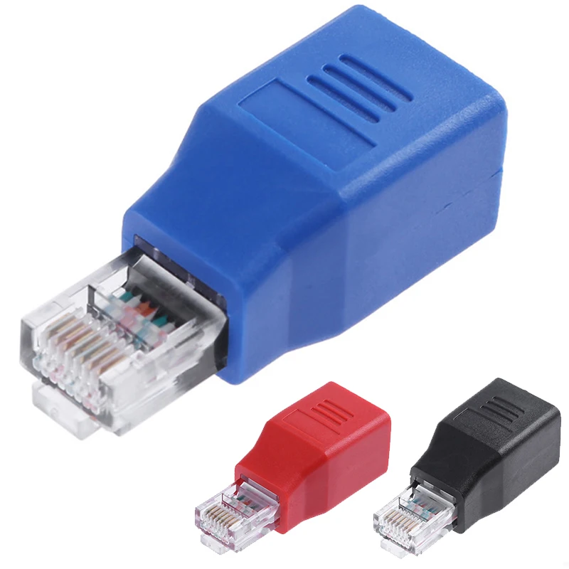 RJ45 CAT5 CAT5E видео USB адаптер конвертер сетевой Ethernet соединитель кабельный |