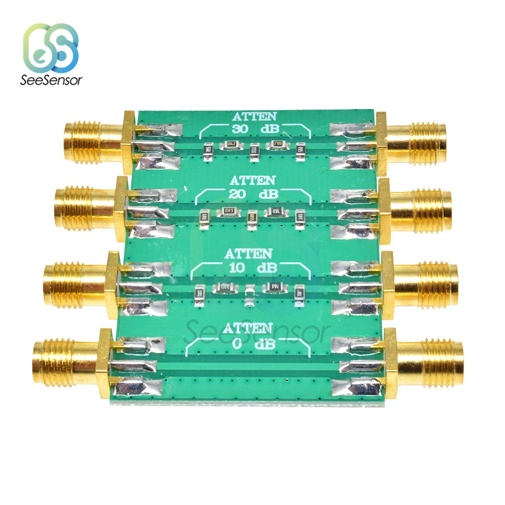 23dBm DC 4,0 GHz RF Фиксированный аттенюатор Модуль платы SMA двойная Женская головка 0dB 10dB 20dB 30dB