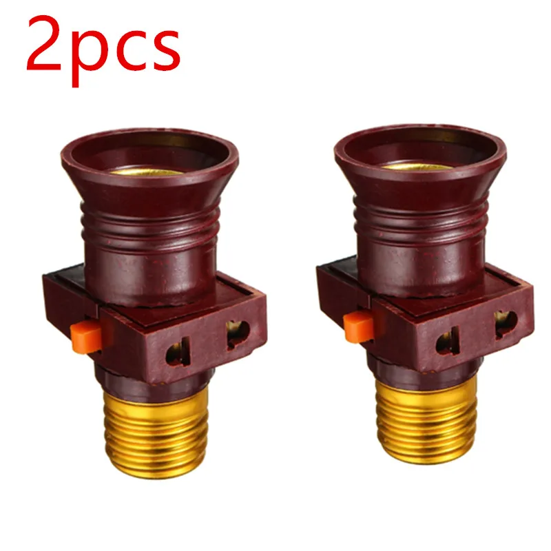 

2 шт. AC110-250V 6A светильник база E27 светильник винт для лампочки основание светильника Конвертор гнездо с сплиттер адаптер Номинальная Напряже...