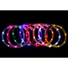 Светящийся Ошейник с USB зарядкой, светящийся Ошейник Для домашних животных, светодиодный Ошейник Для Собак, Воротник Для Собак хаски