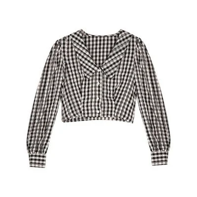 Южная Корея 2021 французский топ с пышными рукавами комплексный Rac | Женская одежда