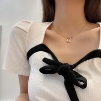 simple fashion cold wind foodie necklace female minority design sense temperament light luxury collarbone chain