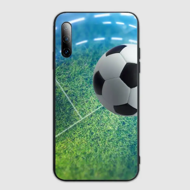 

Football field Silicone Phone Case For honor 7apro 8 9 10 20 8c 7c x lite play pro hrt-lxit ru Cover Fundas Coque