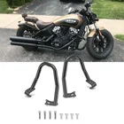 Мотоциклетные детали для Indian Scout Sixty Bobber 2015-2021, глянцевый черный защитный кожух двигателя, защита шоссе, сверхпрочная сталь