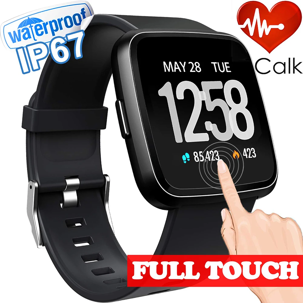 CALK Y7 Смарт часы браслет кровяное давление кислородный спортивный трекер smartwatch
