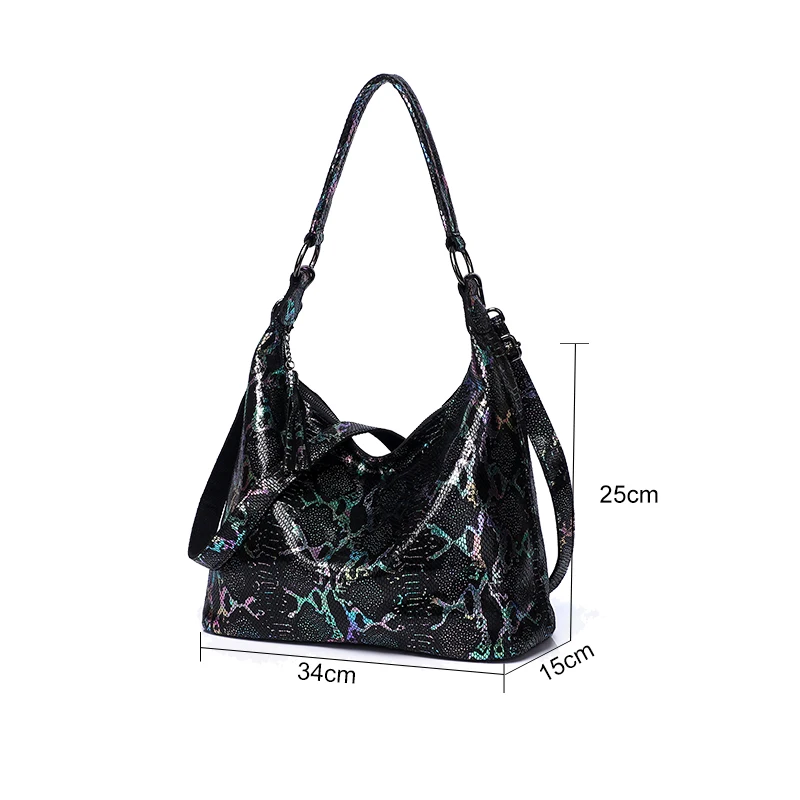 Женская сумка через плечо из искусственной кожи большая высококачественной