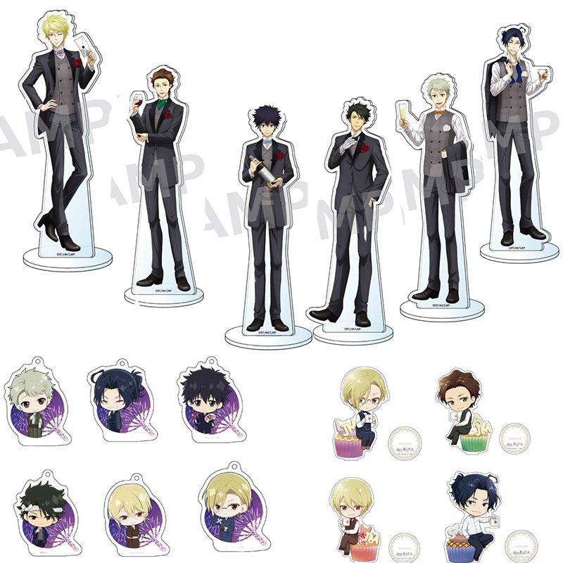 

MORIARTY THE PATRIOT серия Кофейни Луис Уильям Джеймс Себастьян шилок Мультяшные брелки настольная игрушка брелок