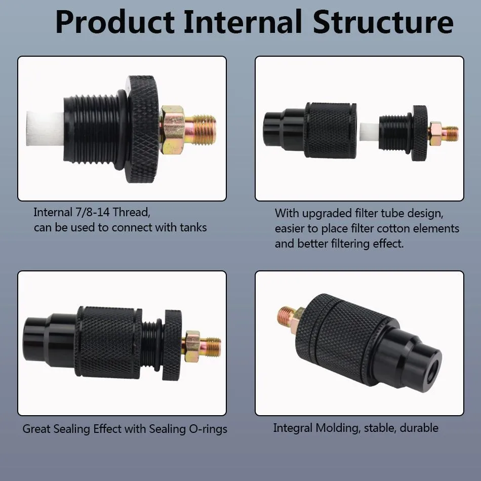 Насос высокого давления фильтр PCP для пейнтбола ВВС M10x1 40 МПа Воздушная
