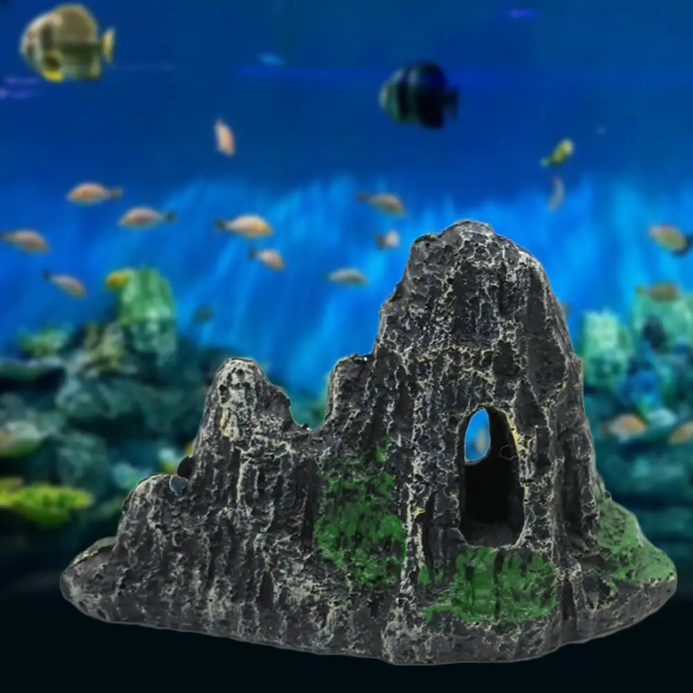 

Аквариумное украшение для аквариума, многоцелевой экологически чистый орнамент для аквариума, имитация рокера