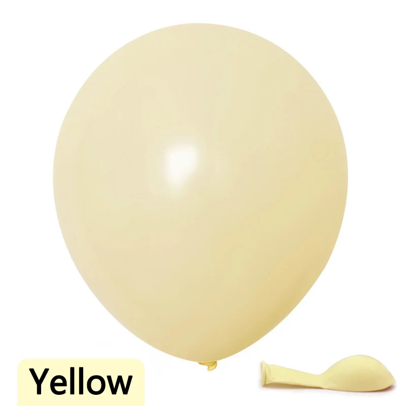 Yellow 100 шт./компл. 10 дюймов разноцветных шаров утолщенной латексные круглые шарики, свадебной церемонии, дня рождения или фестиваля, украшение дома вечерние поставки - Цвет: Yellow