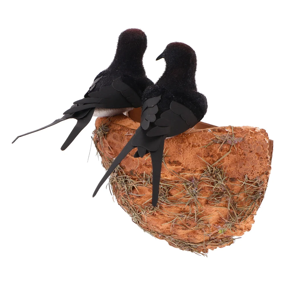 1 Набор декоративных украшений для фотосъемки в виде гнезда Ласточки|Садовые