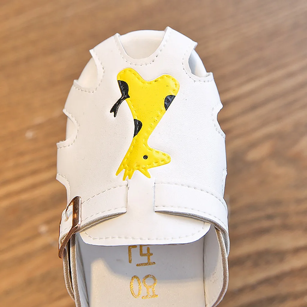 

Vogue Kids Toddler Infant Baby Girls Shoes Sandals boy/girl Slippers Summer Cartoon Animal Toe Cap 18Apl12