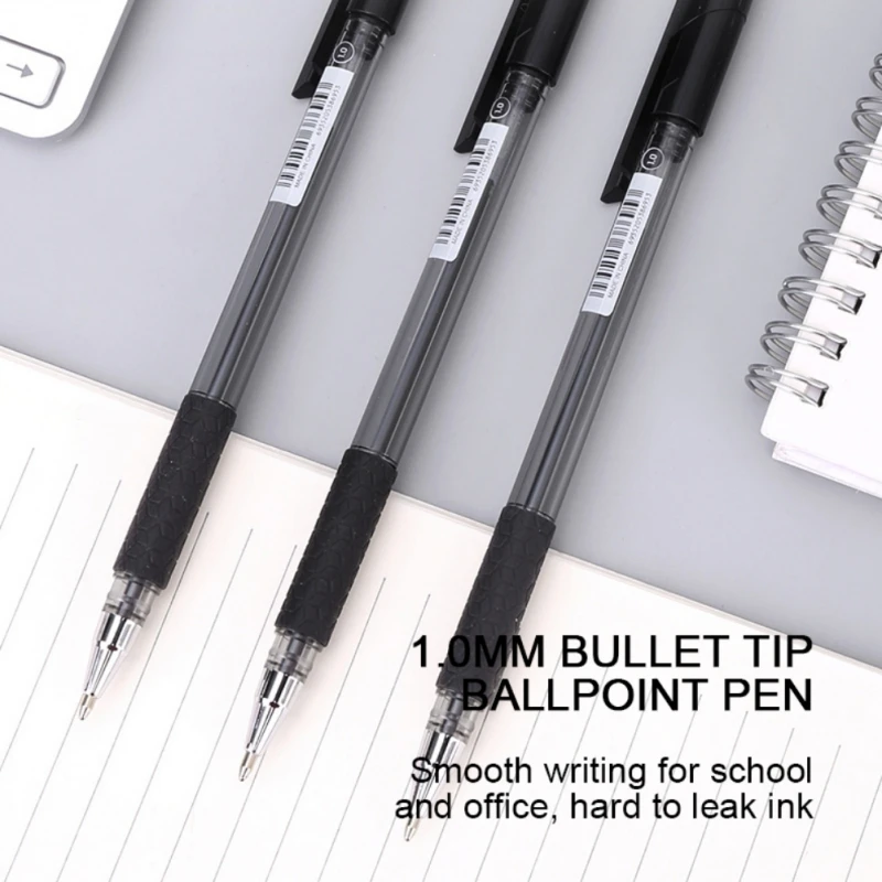 

Deli 12pcs/box Oil Pen 1.0mm Bullet for Office Students