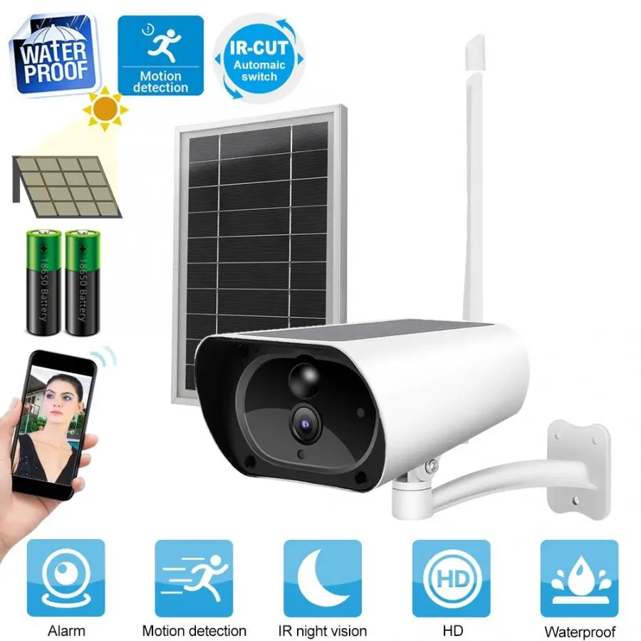 IP-камера с солнечной панелью 1080P 4G | Безопасность и защита