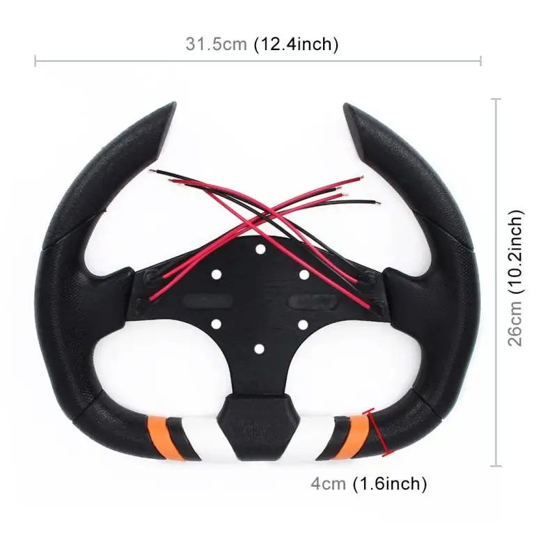 Автомобильные аксессуары из искусственной кожи черный 12 5 дюйма 310 мм алюминиевое