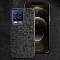 genuine leather phone case for realme 8 pro 7 6 5 pro gt x2 x50 x7 luxury business cow back cover for oppo find x3 pro