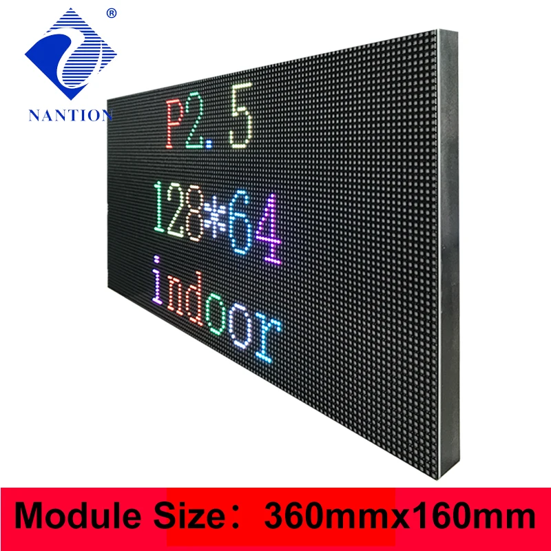 Полноцветный светодиодный модуль дисплея P2.5 HD RGB внутренняя светодиодная