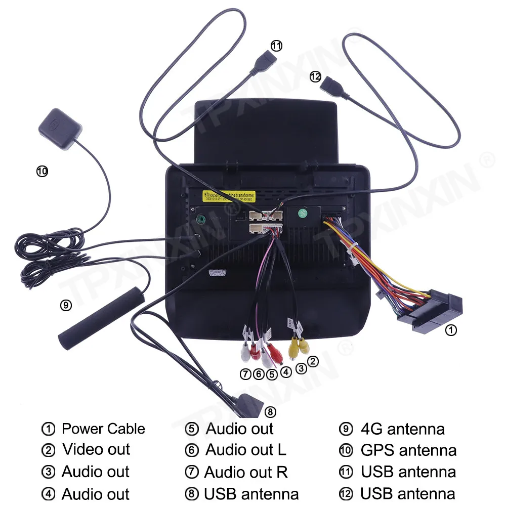 저렴한 무선 카플레이 터치 스크린 스테레오 수신기 자동차 라디오 플레이어 라디오 IPS 화면, 스바루 XV 2018 2019 + 안드로이드 6 + 128GB
