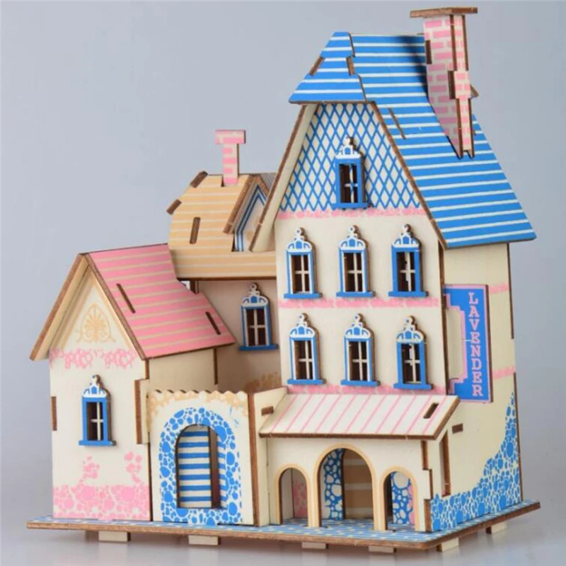 Набор для сборки камеры башня мост Голландская ветряная мельница 3D деревянный