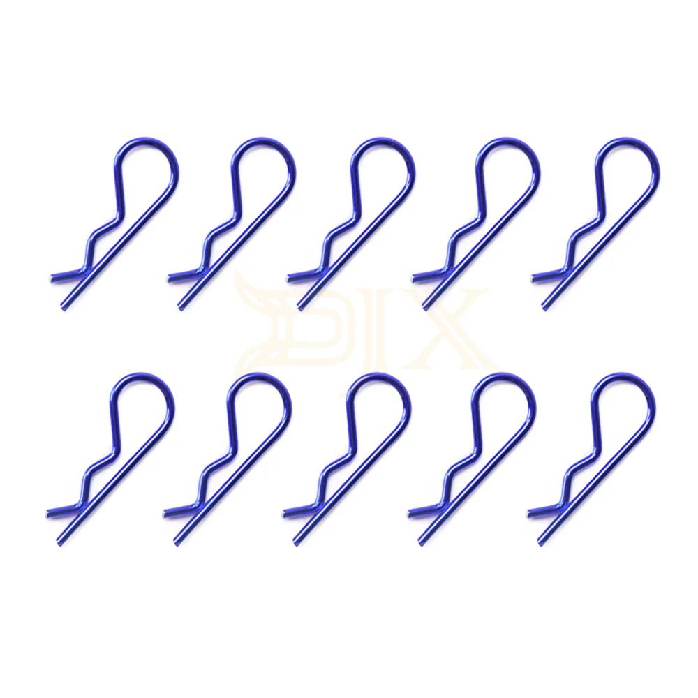 10 шт. универсальные зажимы для корпуса из нержавеющей стали Pin 1/10 RC модели
