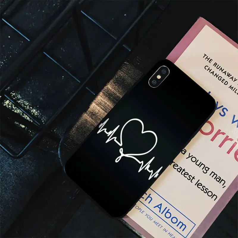YNDFCNB Nurse Medical Medicine Health heart and stethoscope Phone Case for iPhone 11 12 pro XS MAX 8 7 6 6S Plus X 5S SE 2020 XR
