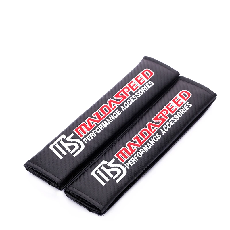 Вышивка для mazda daspeed MS эмблема автомобиля из углеродного волокна стиль ремня