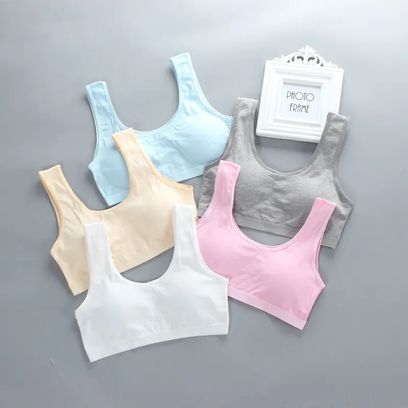 

Бюстгальтер для девочек, развивающий жилет, хлопковый U-Широкополосный женский спортивный дышащий YFP83