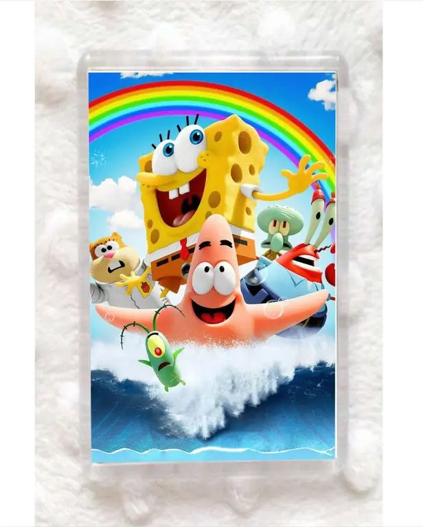 Магнит акриловый Губка Боб Квадратные Штаны № 3 | Дом и сад