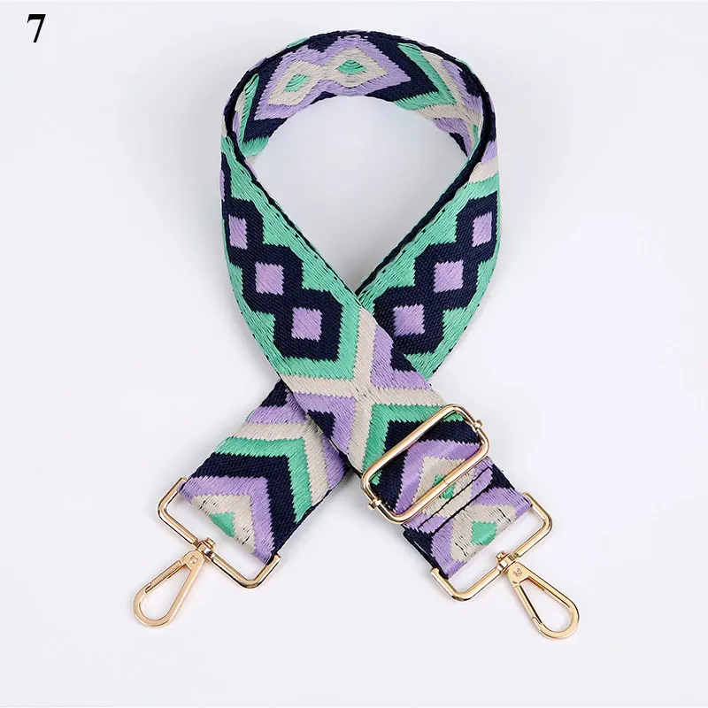 

Ethnic Women Bag Strap Handbag Wide Belt Shoulder Crossbody Bag Strap Replacement Adjustable Strap Bag Part Accessories For Bags
