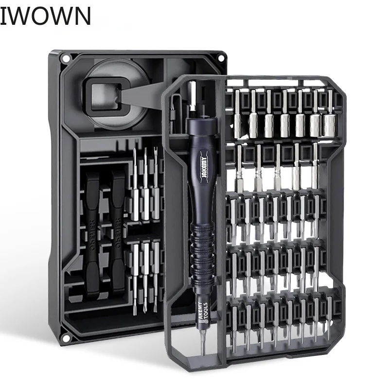 

IWOWN Screwdriver Set Magnetic Screw Driver Bits Precision Torx Phillips Hex Bit 73 In 1 Multitools Phone Repair Hand Tool Kit