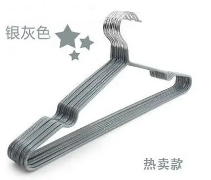 10 шт./лот пластиковые вешалки из нержавеющей стали для одежды прищепки проволока