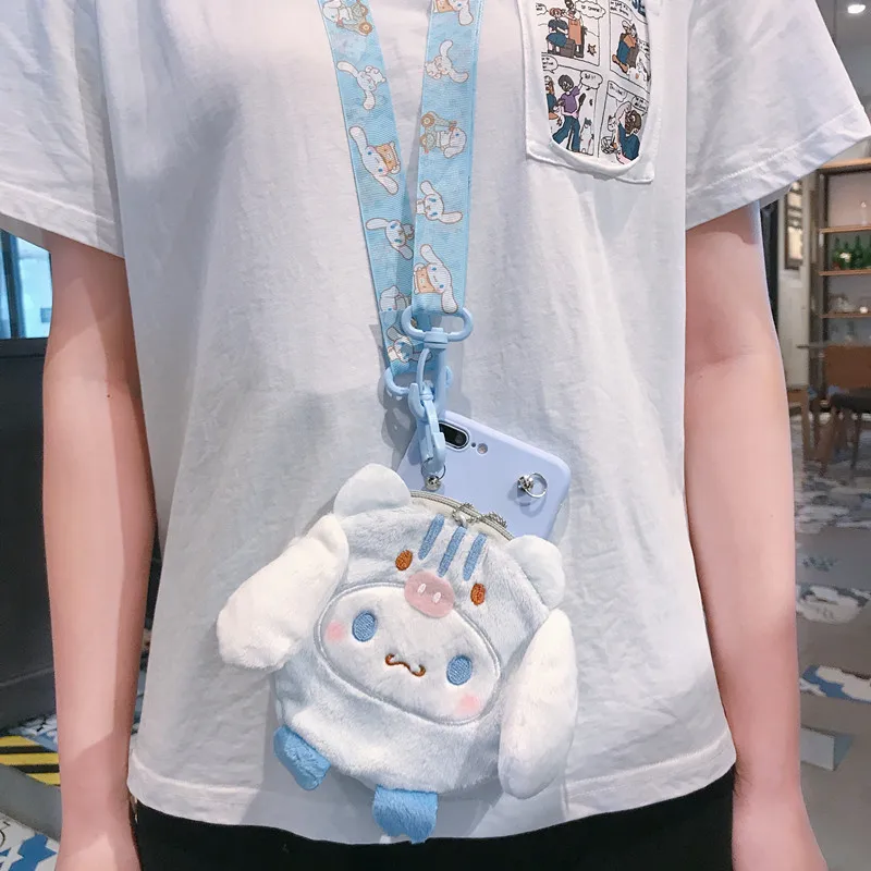 Чехол для iPhone 11 pro max с мультяшным рисунком, милая melody Cinnamoroll Обложка кошелька для iPhone XS max XR X 8 plus 6S 7+ ремешок в подарок