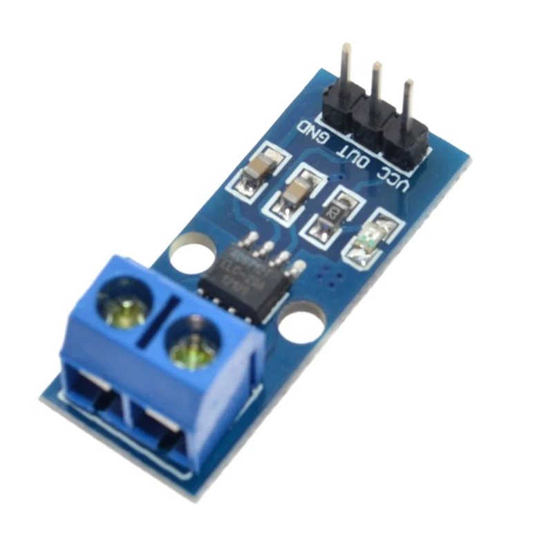 10Pcs Acs712 20A Range Hall Current Sensor Module Acs-712 3Pin | Электроника