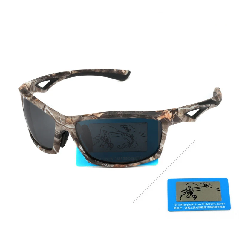 Мужские поляризованные солнцезащитные очки OUTSUN TR90 камуфляжная оправа фирменный