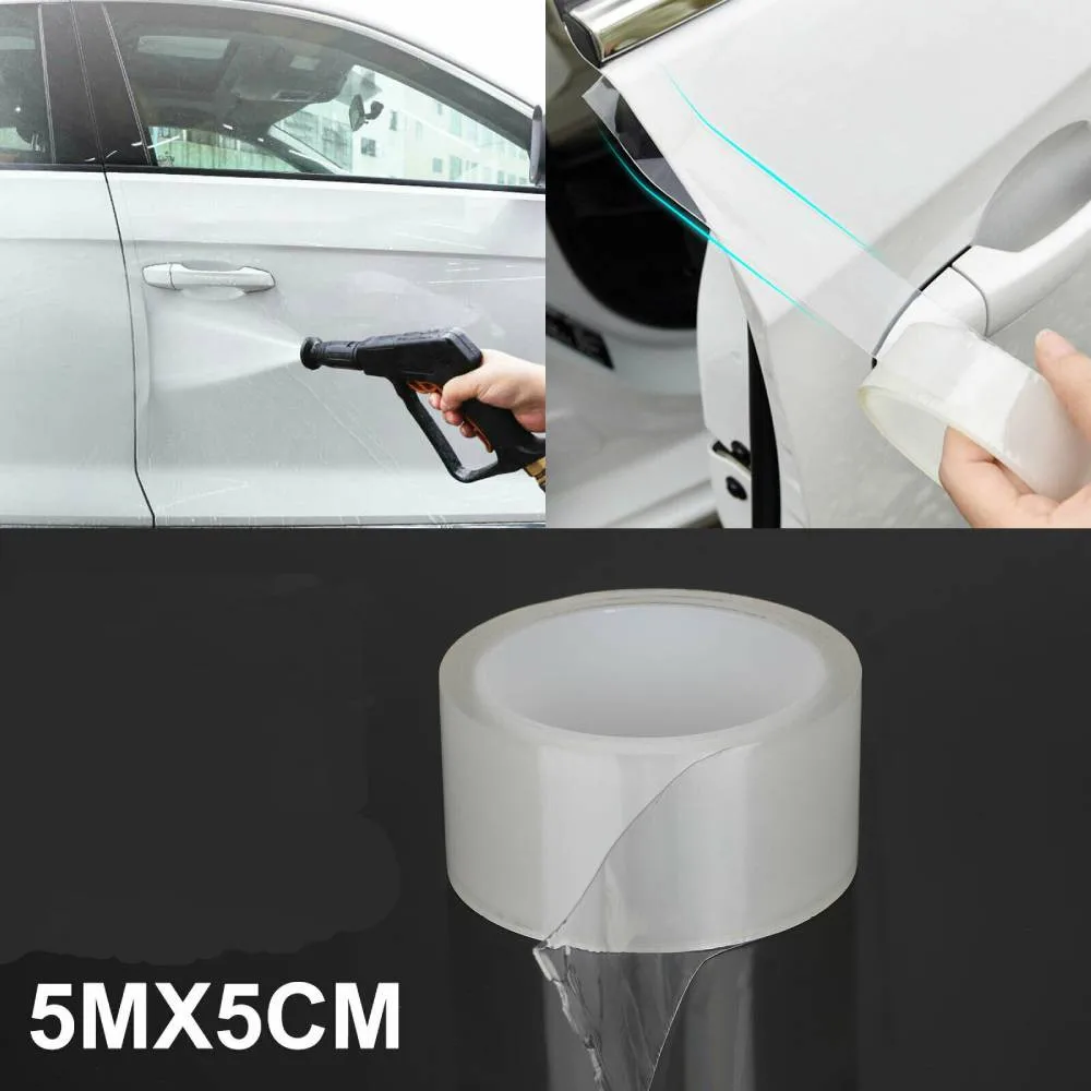 

Car Tape Clear Door Edge Film Guards Scratch Resistant Transparent Trim