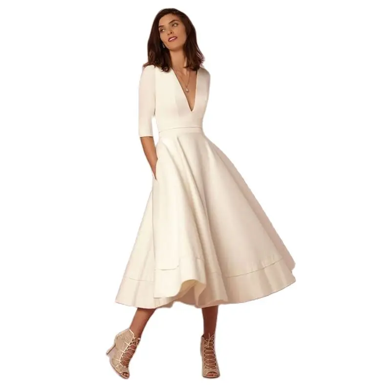 В винтажном стиле на весну и зиму платье для женщин 2021 повседневная одежда