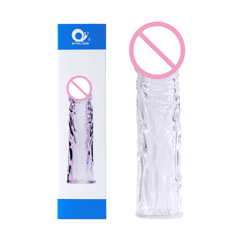 Презерватив с задержкой для увеличения пениса массажер мужского члена кольцо на