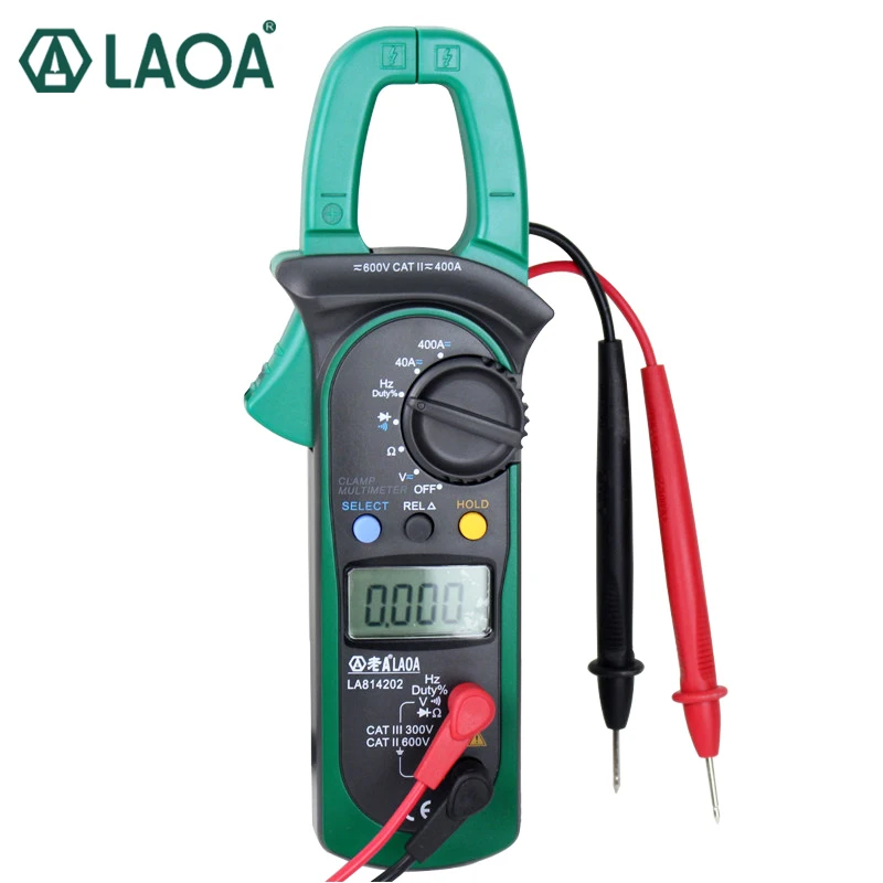 LAOA Clamp Multimeter AC/DC Voltage Currency Test Professional Digital Multimeter LA814202