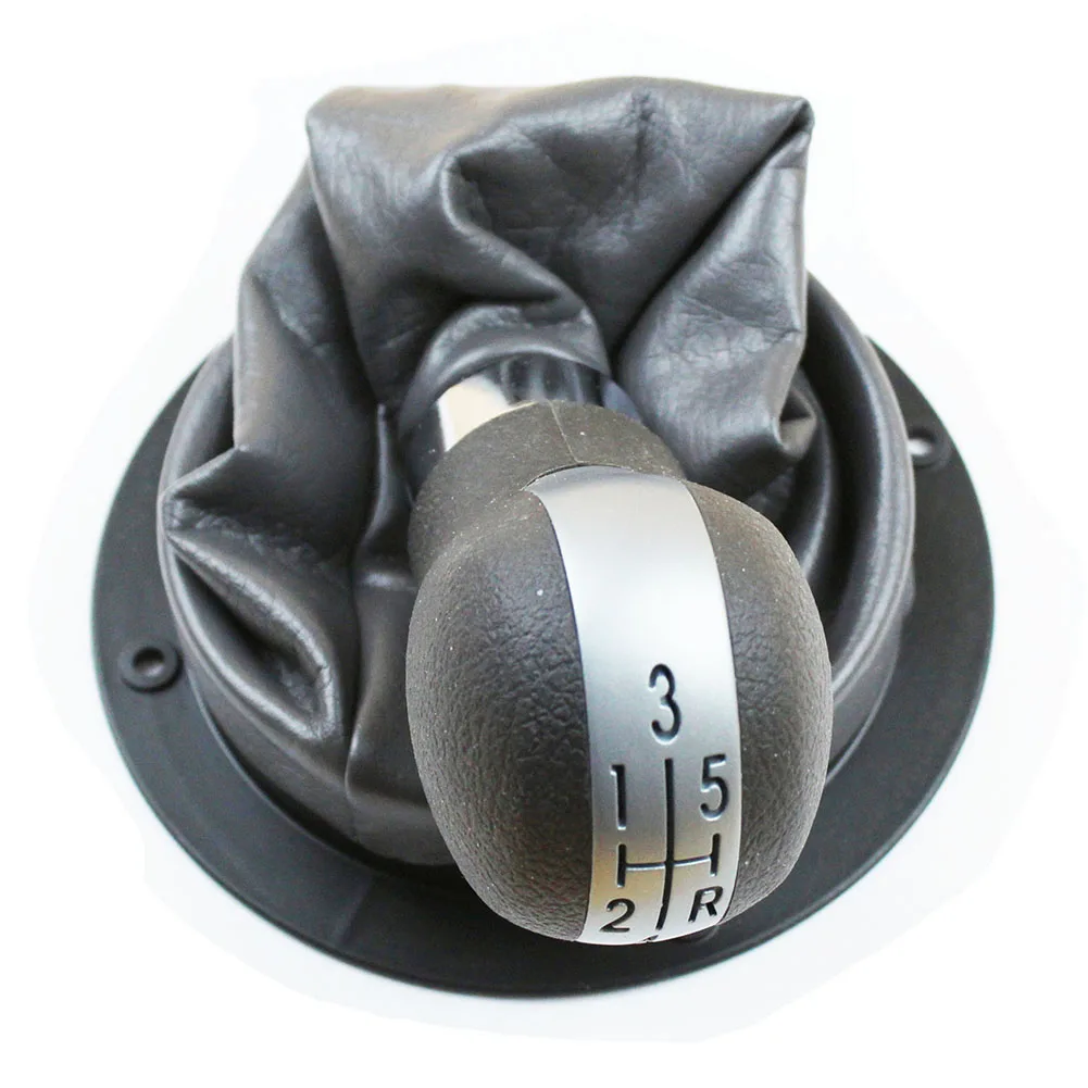 

LARBLL 5 Speed Shift lever set gear handball Dust Cover Gear Shift Knob Boot for Chery A1