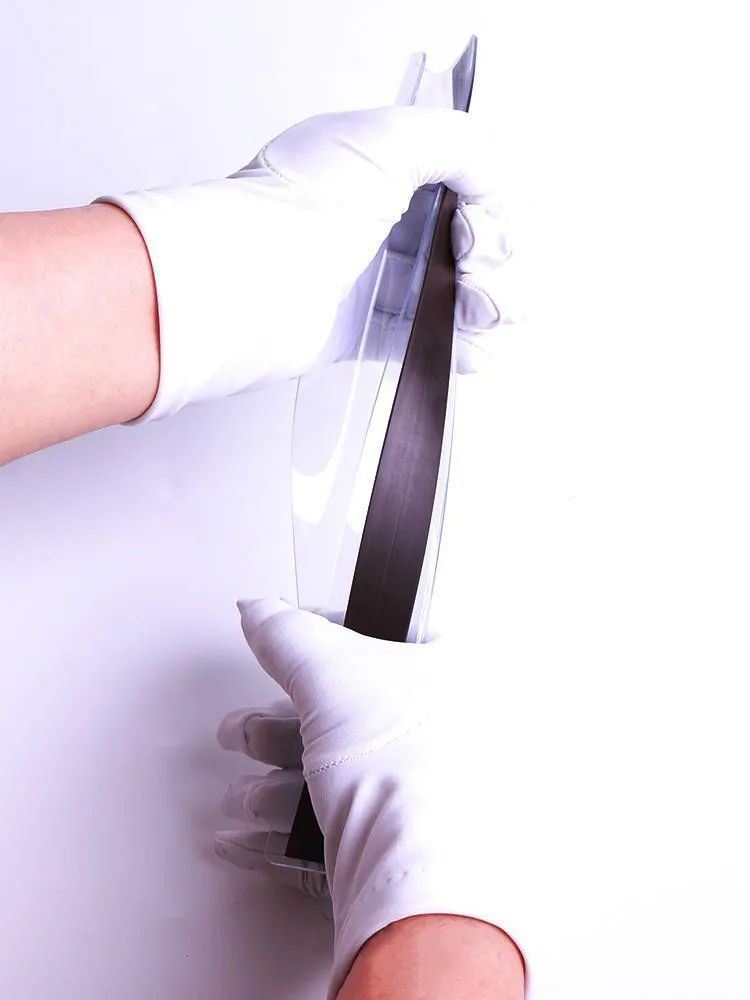 Прозрачный пластиковый L образный делитель для товаров приспособление