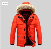 2021 new fur collar mens parka jackets thick warm winter jacket men casual cotton coats